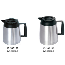 Double Wall Vacuum Coffee Pot Europe Style Svp-2000c-D